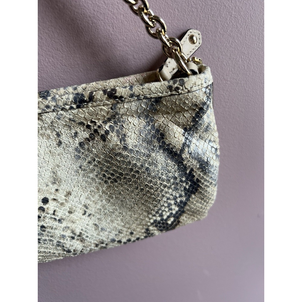 COACH‎ One-Handle Mini Bag Pouch Python Pattern 6695 - Picture 6 of 12